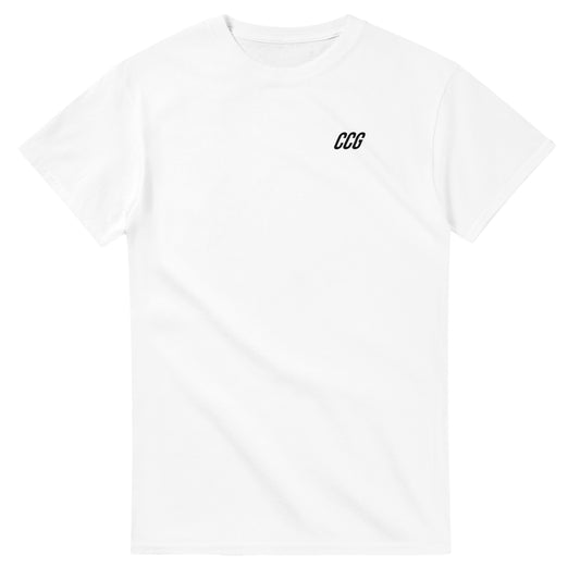 Minimal front print t-shirt with small CCG logo on the chest – Combat Core Gear streetwear design