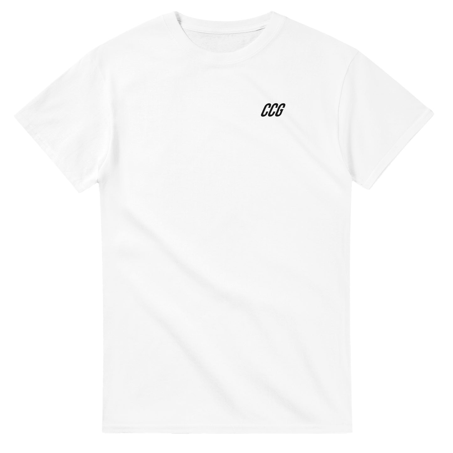 Minimal front print t-shirt with small CCG logo on the chest – Combat Core Gear streetwear design