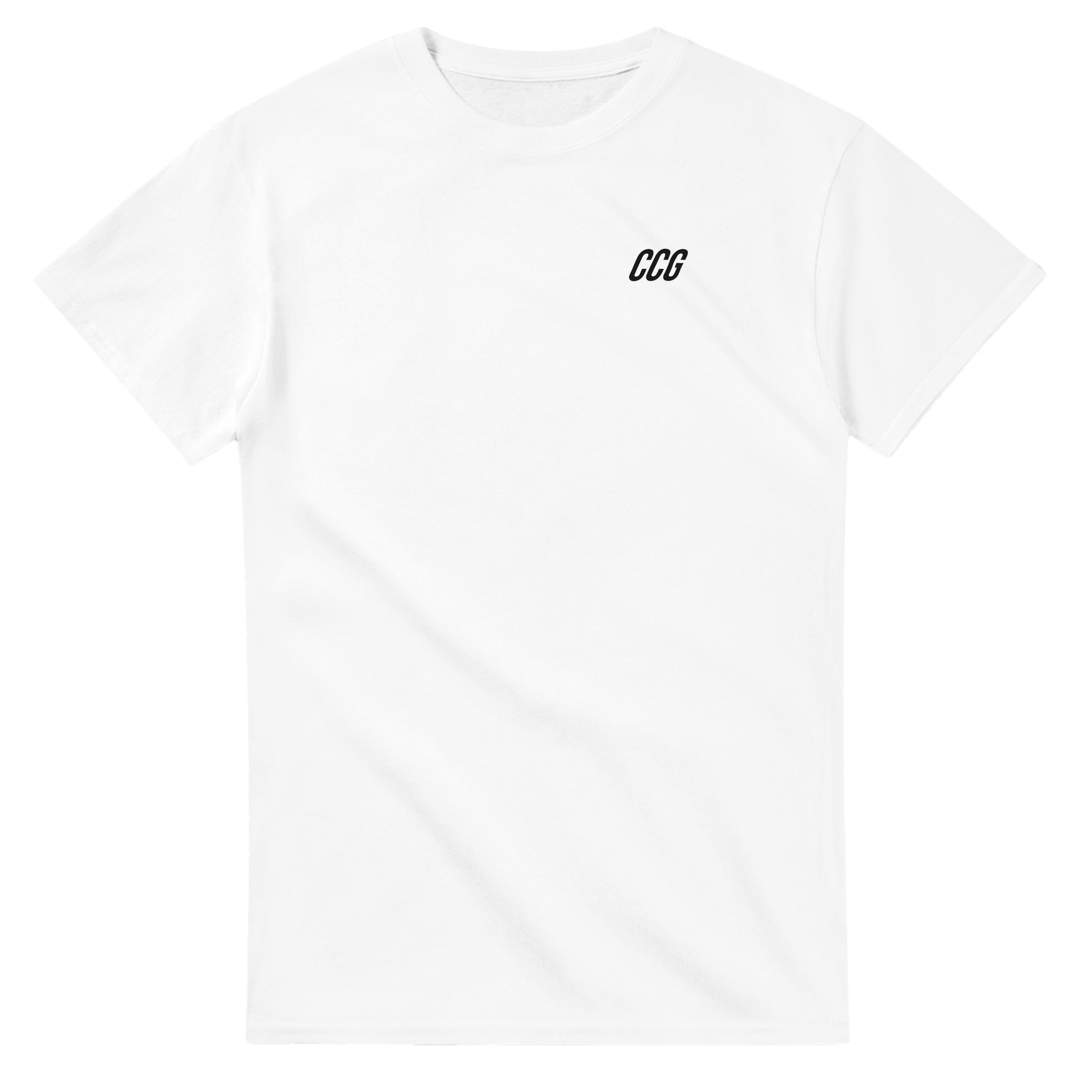 Minimal front print t-shirt with small CCG logo on the chest – Combat Core Gear streetwear design